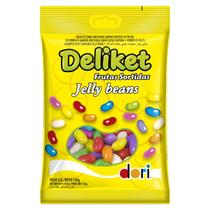 Bala de Goma Deliket Jelly Beans Sortida - 150g