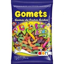 Bala De Goma Dori Gomets Minhocas De Frutas Ácidas 600g