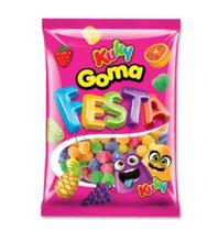 Bala De Goma Festa Kuky Sortido Colorido Tipo Jujuba 1kg
