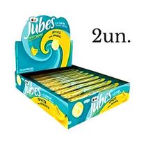 Bala de Goma Frutada Sabor Novidade de Banana Kit com 2 Dp