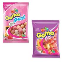 Bala de Goma Kit com 2 Sabores Frutas e Iogurte 140g Cd Bala de Goma Kit com 2 Sabores Frutas e Iogurte 140g Cd