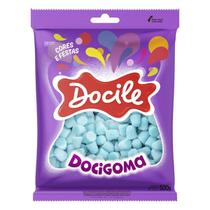 Bala de Goma Mini Sino Azul Docigoma Docile - 500g