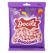 Bala de Goma Mini Sino Rosa Docigoma Docile - 500g