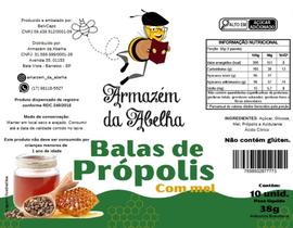 Bala de Própolis com Mel - 10 unidades