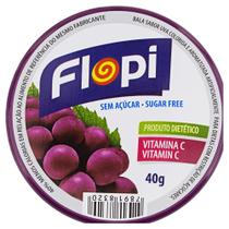 Bala de Uva sem Açúcar Flopi 40g