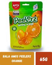 Bala descascavel laranja amos peelerz orange 65g