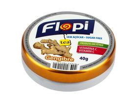 Bala Diet Flopi Sem Açúcar Gengibre Lata 40g Bala Diet Flopi Sem Açúcar Gengibre Lata 40g