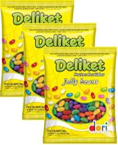 Bala Dori Deliket Frutas Sortidas Jelly Beans 500g