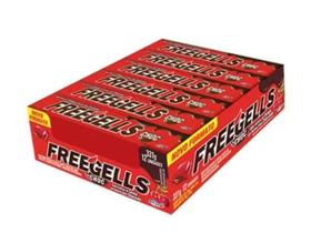Bala Drops Freegells Cereja Chocolate C/ 12u 334,8g
