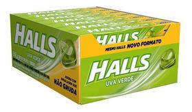 Bala Drops Uva Verde - Caixa Com 21 Unidades - Halls