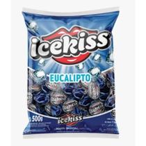 Bala Dura Cory Icekiss Eucalipto - Pacote 500 Gr