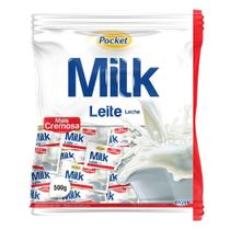 Bala Dura Pocket Cremosa Milk Freegells 500g - Riclan