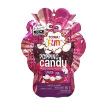 Bala Explosiva Importada Popping Candy Sabor Uva 30g
