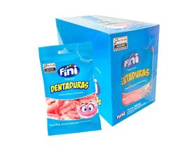 Bala Fini Dentaduras Morango e Framboesa C/ 10un 350g