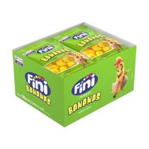 Bala Fini Gelatina Banana 15g Embalagem com 12 Unidades