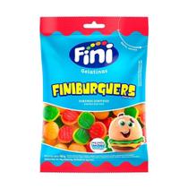Bala Fini Gelatina Finiburguers 80g - Embalagem com 12 Unidades