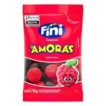 Bala Fini Gelatina Pocket Amoras 12 Unidades 15G Total 180G