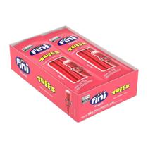 Bala Fini Regaliz Tubes Morango 15g Embalagem com 12 Unidades Bala Fini Regaliz Tubes Morango 15g Embalagem com 12 Unidades