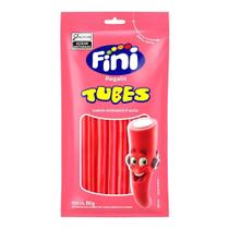 Bala Fini Regaliz Tubes Morango 80g Embalagem com 12 Unidades Bala Fini Regaliz Tubes Morango 80g Embalagem com 12 Unidades