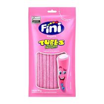 Bala Fini Regaliz Tubes Tutti Frutti 80g - Embalagem com 12 Unidades Bala Fini Regaliz Tubes Tutti Frutti 80g - Embalagem com 12 Unidades