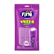 Bala Fini Regaliz Tubes Uva Cítrico 80g - Embalagem com 12 Unidades Bala Fini Regaliz Tubes Uva Cítrico 80g - Embalagem com 12 Unidades