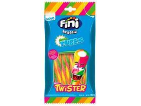 Bala Fini Tubes Arco Íris - Twister Azedinho Citrico 240g Bala Fini Tubes Arco Íris - Twister Azedinho Citrico 240g