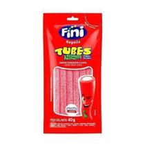 Bala Fini Tubes Morango E Nata Cítrico 40G - Fini