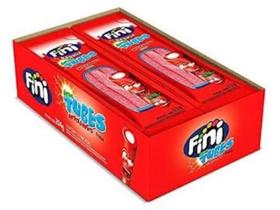 Bala Fini Tubes Regaliz Azedinhos Morango15g C/ 12Un - 180g Bala Fini Tubes Regaliz Azedinhos Morango15g C/ 12Un - 180g