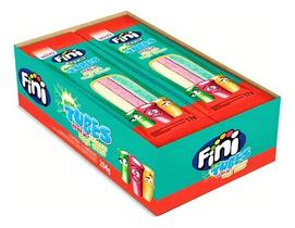 Bala Fini Tubes Três Cores Display 12 Unidades De 17g