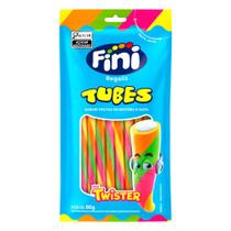 Bala Fini Tubes Twister Sabor Frutas Silvestres e Nata 80g