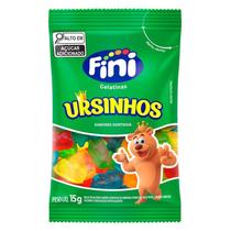 Bala Fini Ursinhos Mini Gelatina 15g C/ 12 Unid Doce Atacado