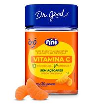 Bala Fini Vitamina C Tangerina 30 Gomas Imunidade - Dr Good