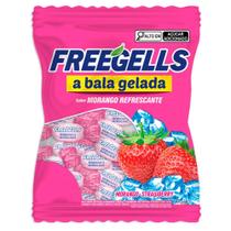 Bala Freegells Morango 475g - Riclan
