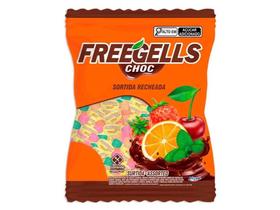 Bala Freegells Sortida Recheada Chocolate Riclan 475g