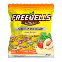 Bala Freegells Sortida Recheada com Chocolate Branco 475g Bala Freegells Sortida Recheada com Chocolate Branco 475g