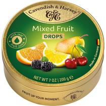Bala Frutas Mistas sem Açúcar Cavendish e Harvey 170g Bala Frutas Mistas sem Açúcar Cavendish e Harvey 170g