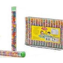 Bala Frutitos Tubete Com Aliança Fina 50 unidades - Letti Brinquedos Bala Frutitos Tubete Com Aliança Fina 50 unidades - Letti Brinquedos