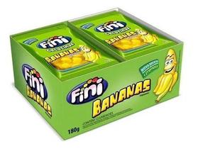 Bala Gelatina Bananas Fini C/ 12 Unidades 180g