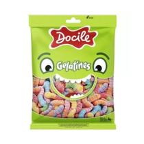 Bala Gelatina Cobrinha Cítrica 1kg Docile