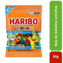 Bala Gelatina Letrinhas 80g Haribo Bala Gelatina Letrinhas 80g Haribo