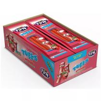 Bala Gelatina Tubes Morango Doce 17gr C/12un - Fini