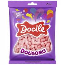 Bala Goma Docigoma Mini Sino Rosa 500g Docile