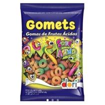 Bala Goma Gomets Anel Frutas Ácidas Dori 600g Bala Goma Gomets Anel Frutas Ácidas Dori 600g