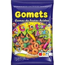 Bala goma gomets frutas ácidas 600g dori Bala goma gomets frutas ácidas 600g dori