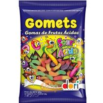 Bala goma gomets frutas ácidas 600g dori