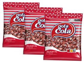 Bala Gota Cola/Coca Cola Dori 500g - 3 pcts