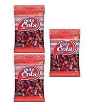 Bala Gota Cola Para Sacolinha Surpresa Kit 3 Pacotes 100g