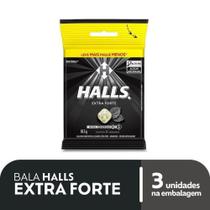 Bala Halls Extra Forte Pacote com 3 Unidades