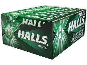 Bala Halls Menta 28g Display 21 Unidades