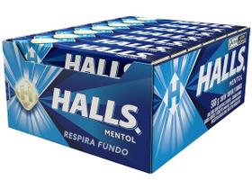 Bala Halls Mentol 588g Display com 21 Unidades